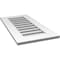 Ekena Millwork Vertical Surface Mount PVC Gable Vent: Functional, w/ 3-1/2"W x 1"P Standard Frame, 16"W x 32"H GVPVE16X3201SF - alternate 5
